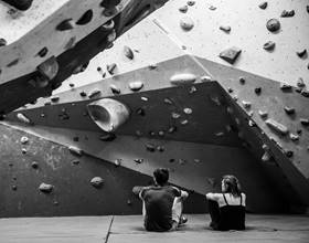 London climbing wall
