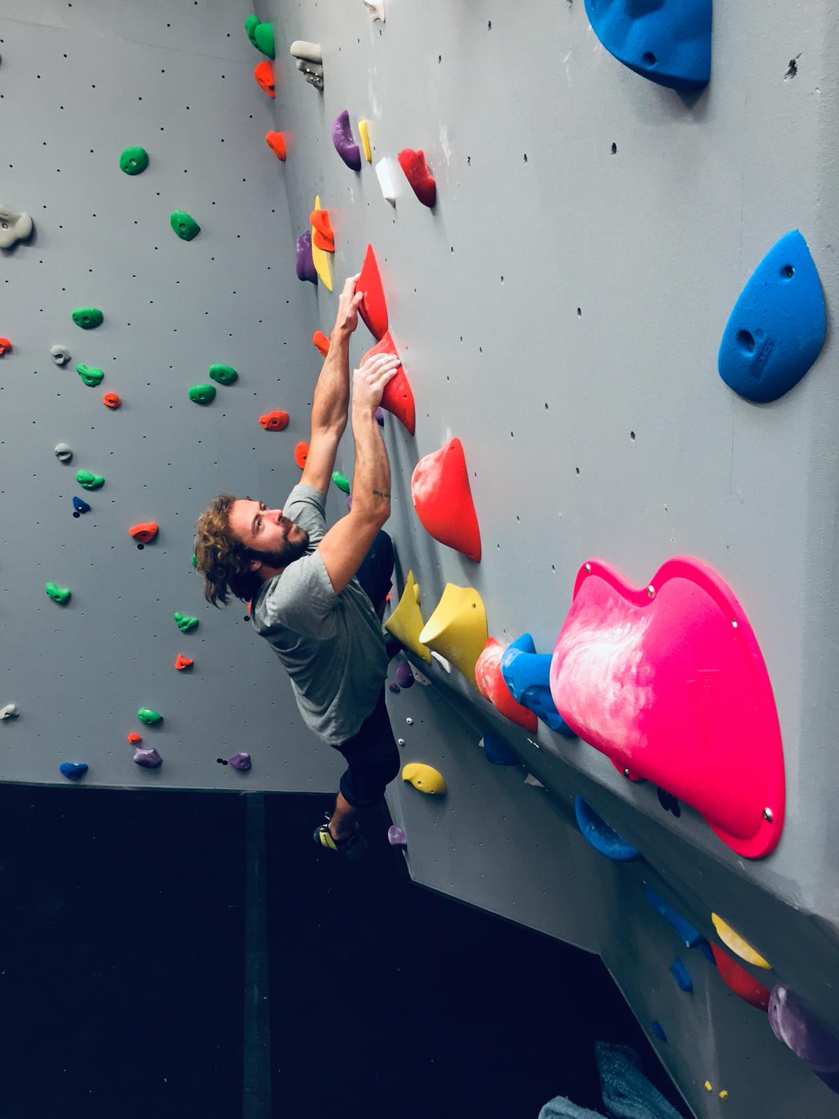 Bouldering in Swansea at The Climbing Hangar