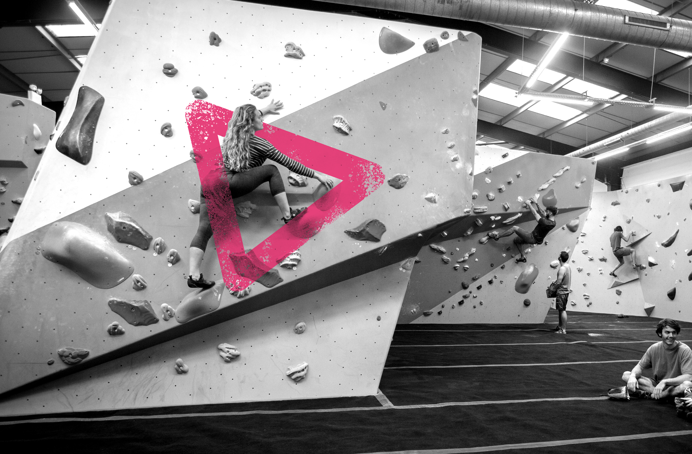 First time climbing woman