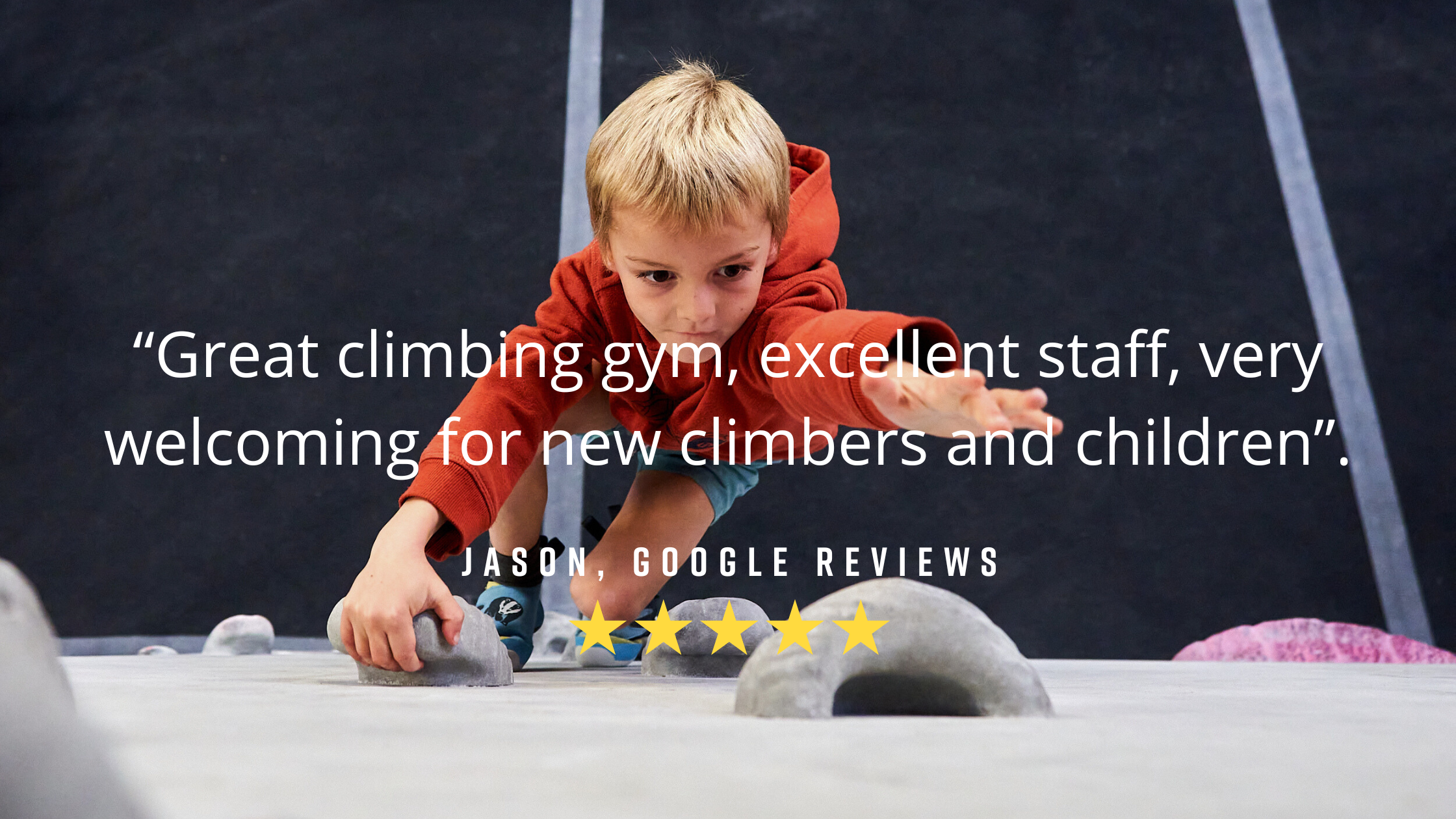 A 5 * review for The Climbing Hangar